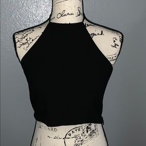 Tobi Black Crop Top